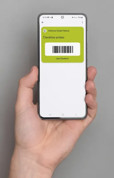 Digitální čtenářský průkaz