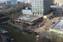 Průběh rekonstrukce a výstavby depozitáře H1