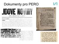 Ukázka dokumentů pro projekt PERO