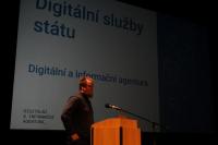 Seminář Digitální služby státu v knihovnách - Tomáš Musil (DIA), foto: Digitální a informační agentura