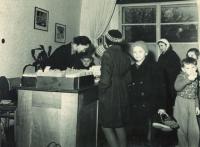 Knihovna v Havlíčkově Brodě v roce 1955, foto: archiv KKV