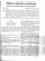 Vládní nařízení ze dne 28. května 1935, č. 118 a 119 Sb.