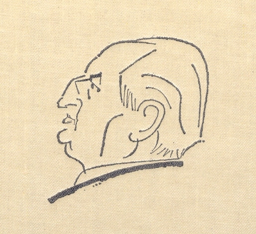 A. Závodský v kresbě Viléma Reichmanna