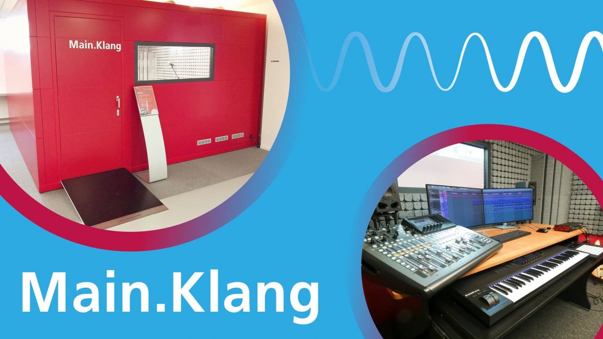 Nahrávací studio Main.Klang v Městské knihovně ve Frankfurtu nad Mohanem využívají hudebníci z nejrůznějších žánrů i podcasteři